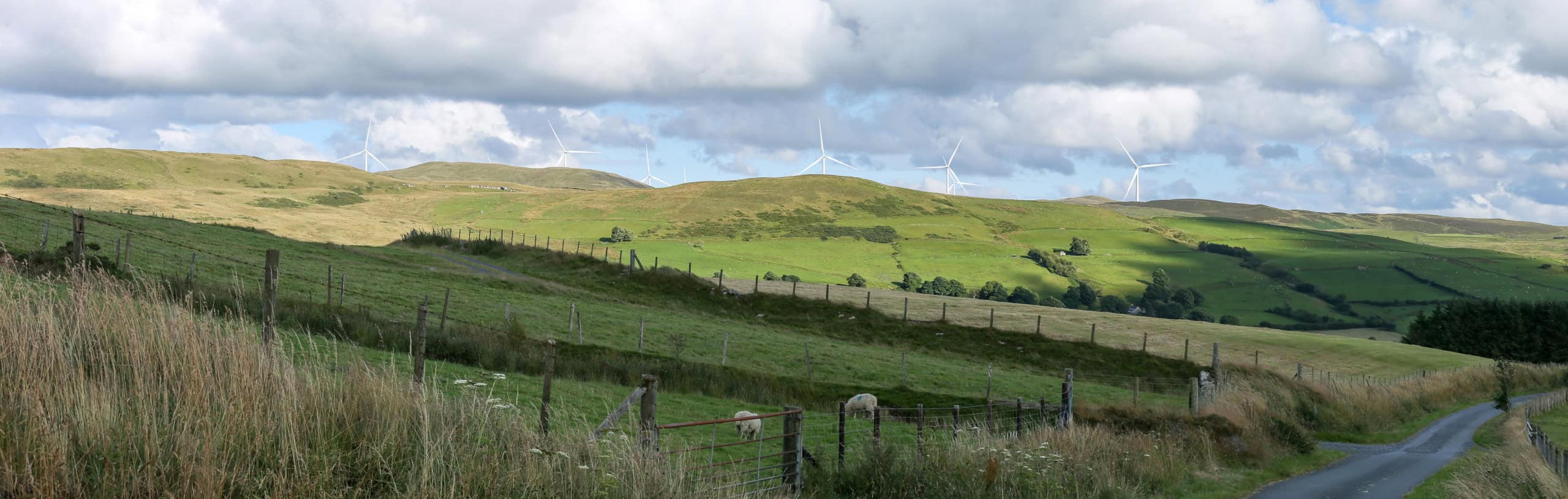What Foel Fach Wind Farm could look like from Cae'r Garreg